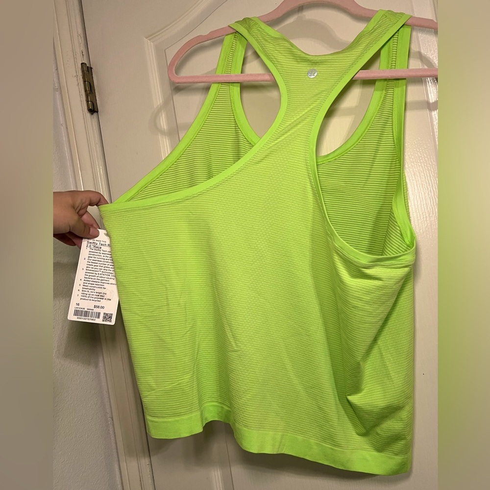 lululemon Swiftly Tech Racerback Tank 2.0 *Race green 16